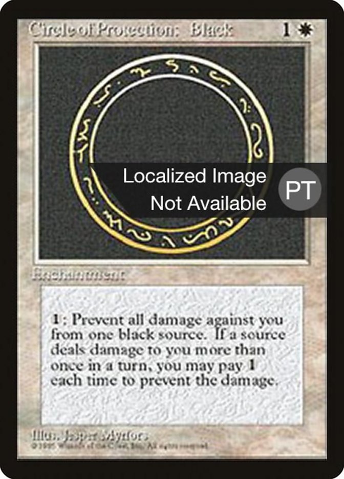 Circle of Protection: Black [Fourth Edition (Foreign Black Border)] | Clutch Gaming