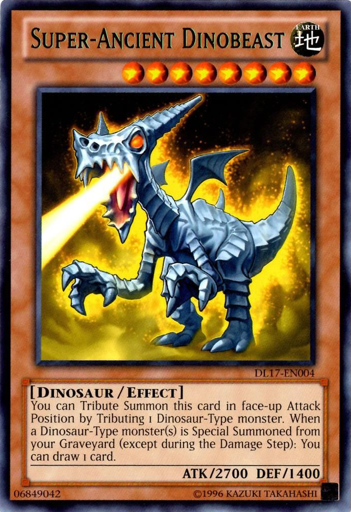 Super-Ancient Dinobeast (Green) [DL17-EN004] Rare | Clutch Gaming