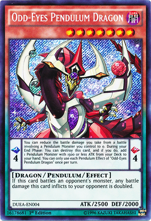 Odd-Eyes Pendulum Dragon [DUEA-EN004] Secret Rare | Clutch Gaming