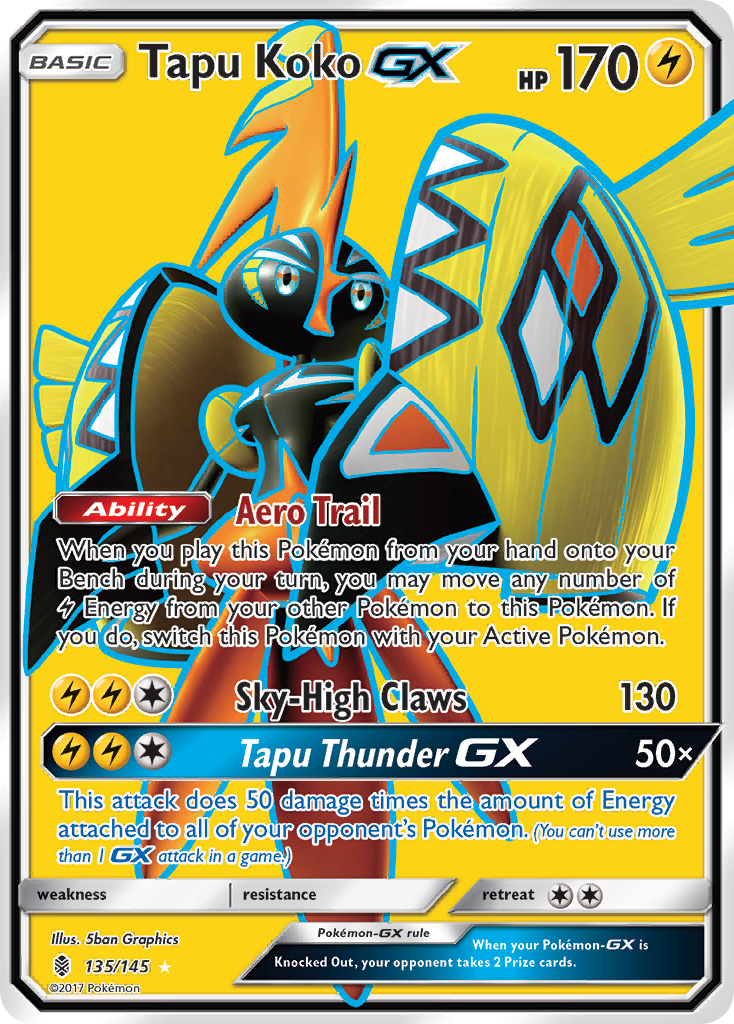 Tapu Koko GX (135/145) [Sun & Moon: Guardians Rising] | Clutch Gaming