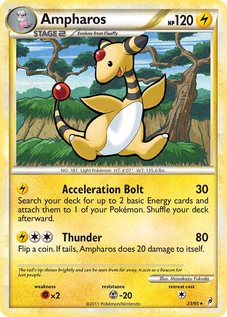 Ampharos (23/95) [HeartGold & SoulSilver: Call of Legends] | Clutch Gaming