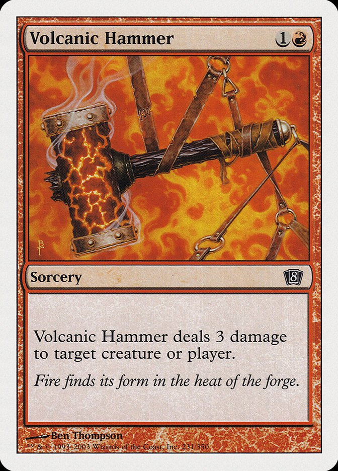 Volcanic Hammer [Eighth Edition] | Clutch Gaming