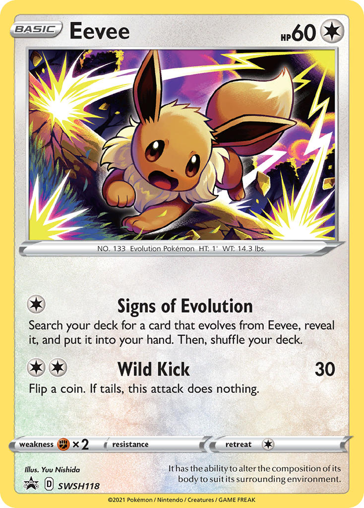 Eevee (SWSH118) [Sword & Shield: Black Star Promos] | Clutch Gaming