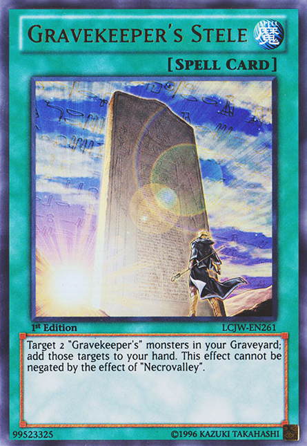 Gravekeeper's Stele [LCJW-EN261] Ultra Rare | Clutch Gaming