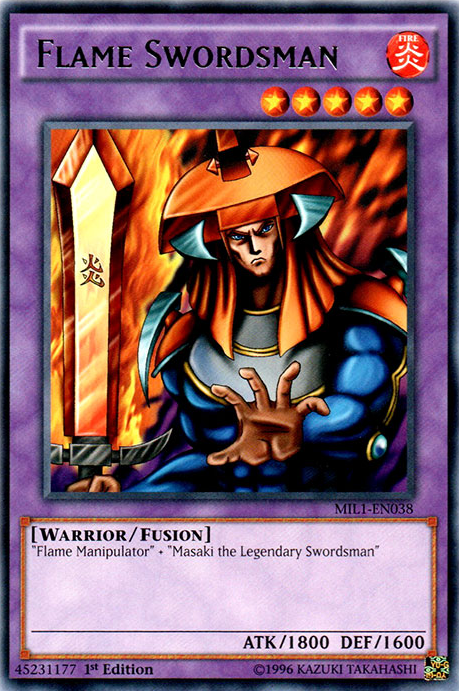 Flame Swordsman [MIL1-EN038] Rare | Clutch Gaming