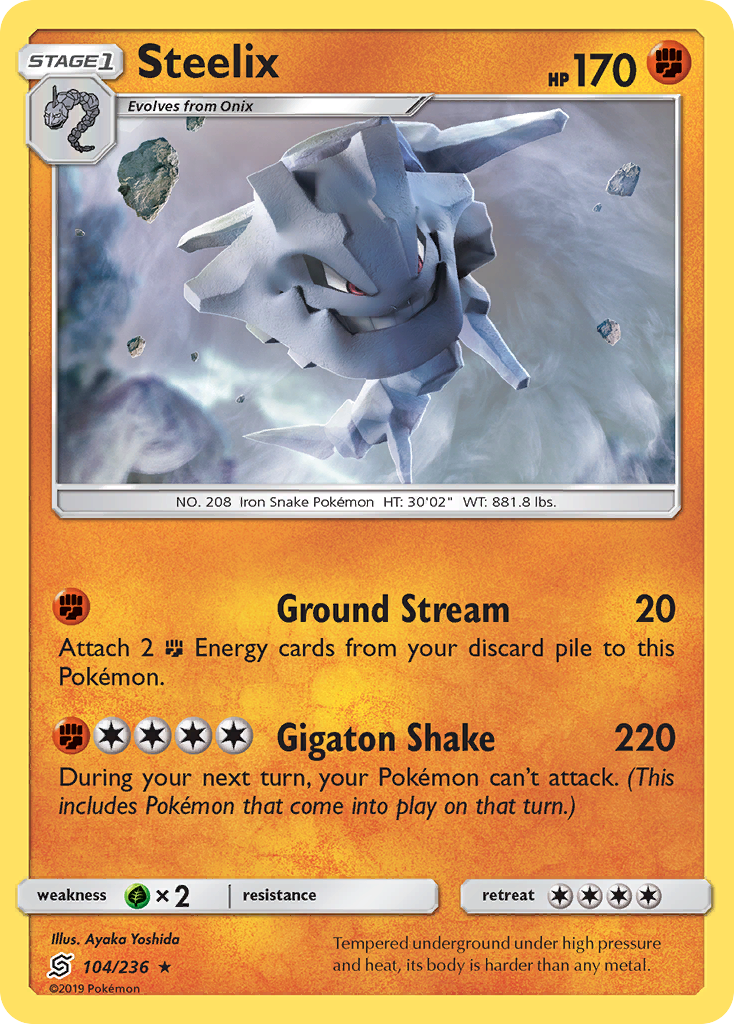 Steelix (104/236) [Sun & Moon: Unified Minds] | Clutch Gaming