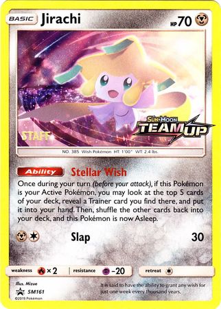 Jirachi (SM161) (Staff) [Sun & Moon: Black Star Promos] | Clutch Gaming