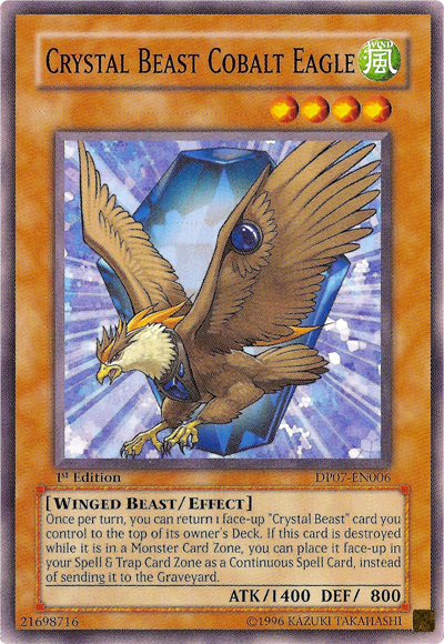 Crystal Beast Cobalt Eagle [DP07-EN006] Common | Clutch Gaming