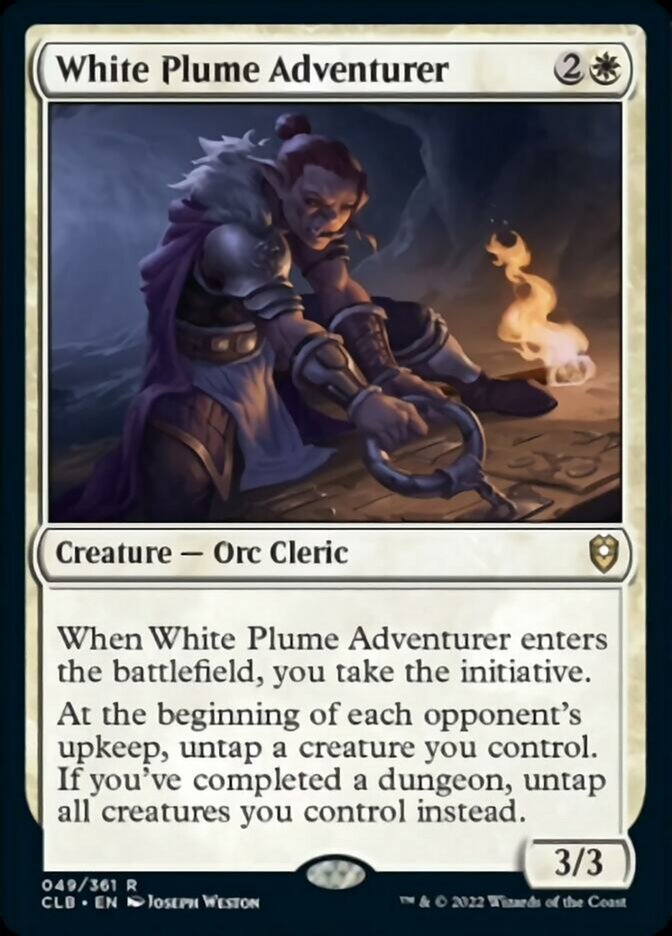 White Plume Adventurer [Commander Legends: Battle for Baldur's Gate] | Clutch Gaming