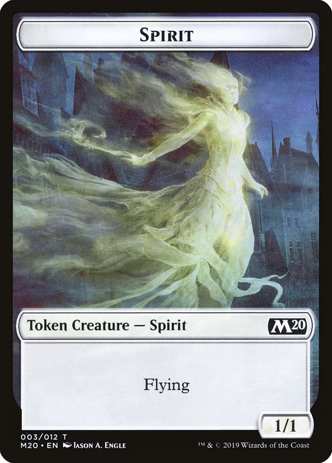 Spirit Token [Core Set 2020 Tokens] | Clutch Gaming