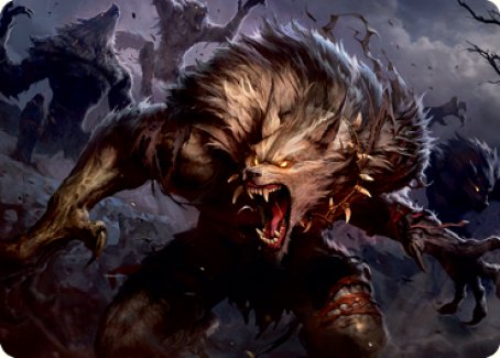 Village Reavers Art Card [Innistrad: Midnight Hunt Art Series] | Clutch Gaming