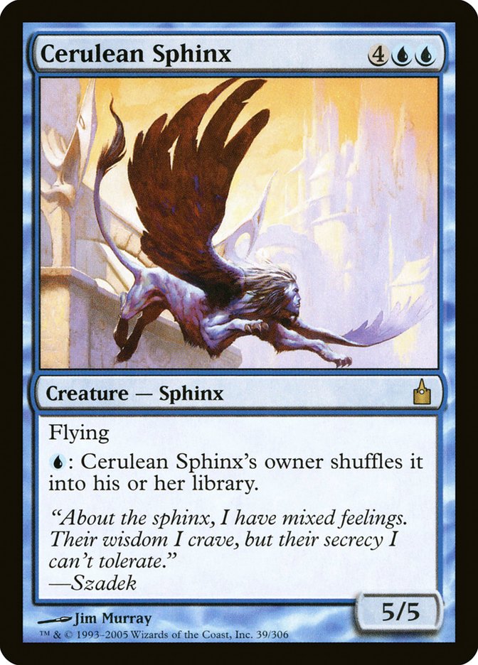 Cerulean Sphinx [Ravnica: City of Guilds] | Clutch Gaming