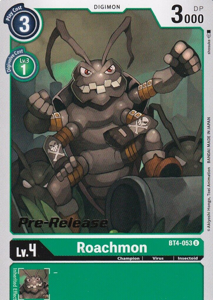 Roachmon [BT4-053] [Great Legend Pre-Release Promos] | Clutch Gaming