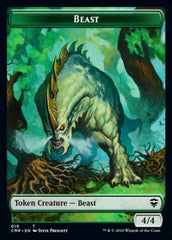 Beast (18) // Beast (19) Double-Sided Token [Commander Legends Tokens] | Clutch Gaming