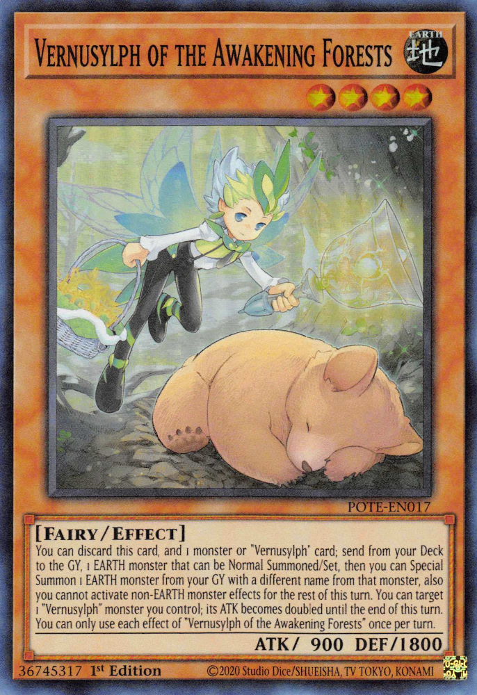 Vernusylph of the Awakening Forests [POTE-EN017] Super Rare | Clutch Gaming