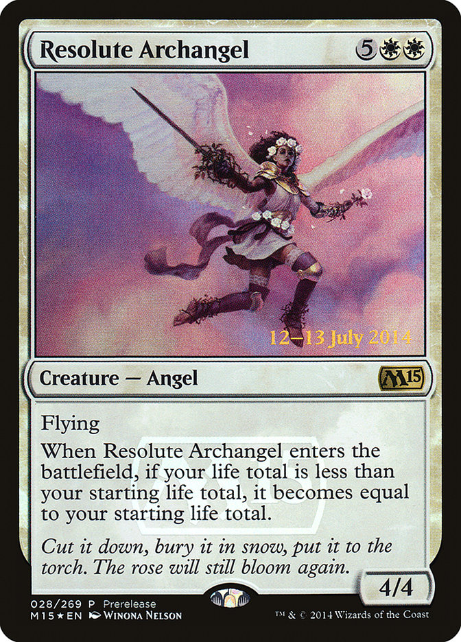 Resolute Archangel [Magic 2015 Prerelease Promos] | Clutch Gaming