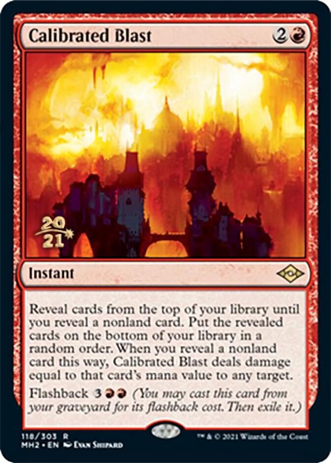 Calibrated Blast [Modern Horizons 2 Prerelease Promos] | Clutch Gaming