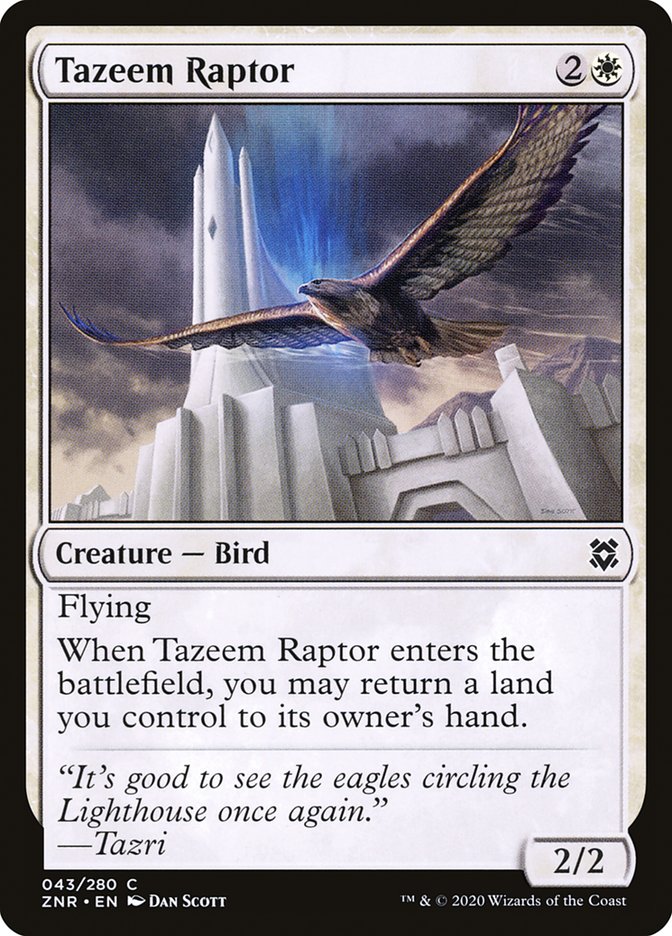 Tazeem Raptor [Zendikar Rising] | Clutch Gaming