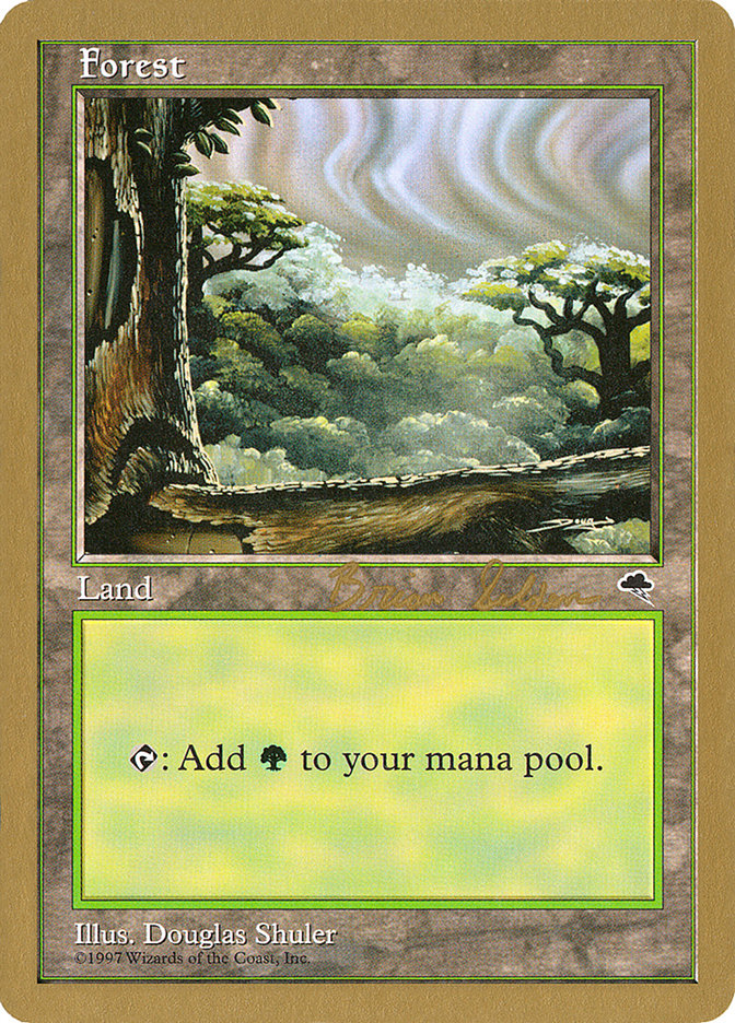 Forest (bs349) (Brian Selden) [World Championship Decks 1998] | Clutch Gaming