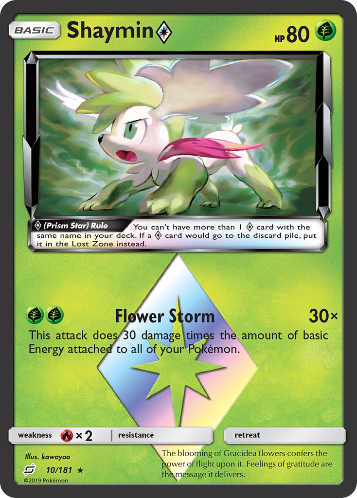 Shaymin (10/181) (Prism Star) [Sun & Moon: Team Up] | Clutch Gaming