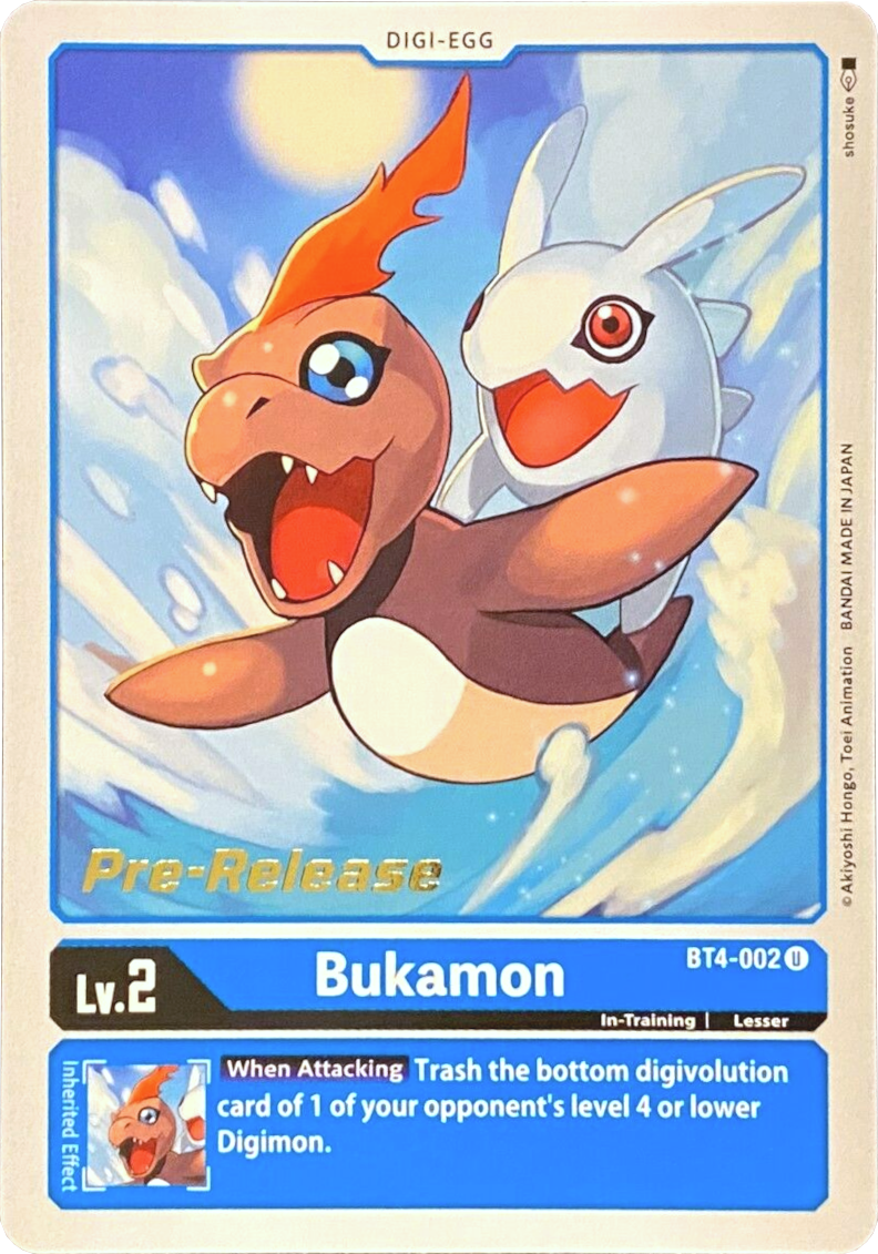 Bukamon [BT4-002] [Great Legend Pre-Release Promos] | Clutch Gaming