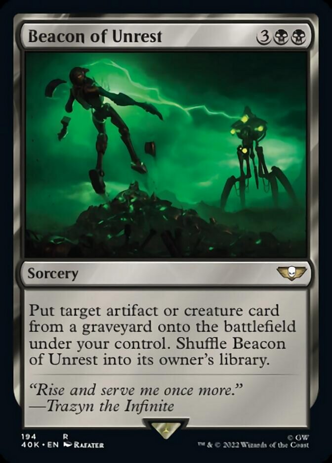 Beacon of Unrest (Surge Foil) [Warhammer 40,000] | Clutch Gaming