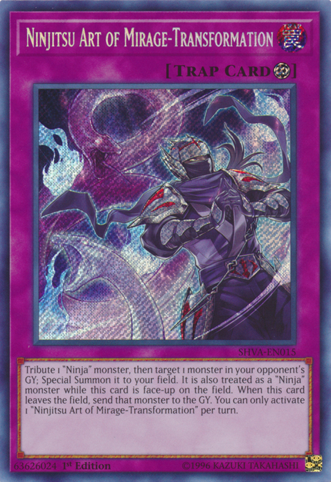 Ninjitsu Art of Mirage-Transformation [SHVA-EN015] Secret Rare | Clutch Gaming