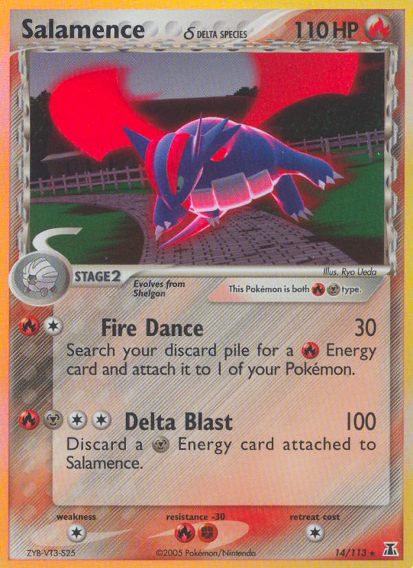 Salamence (14/113) (Delta Species) [EX: Delta Species] | Clutch Gaming