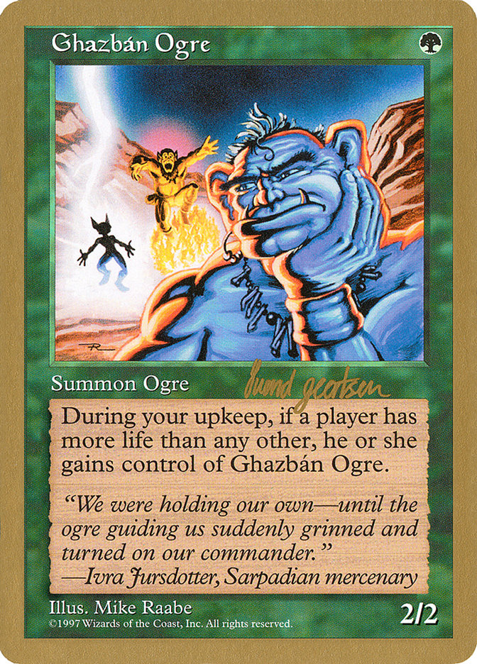 Ghazban Ogre (Svend Geertsen) [World Championship Decks 1997] | Clutch Gaming