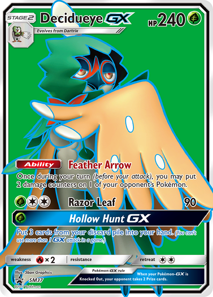 Decidueye GX (SM37) [Sun & Moon: Black Star Promos] | Clutch Gaming