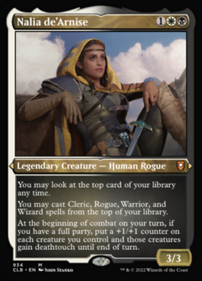 Nalia de'Arnise (Display Commander) (Foil Etched) [Commander Legends: Battle for Baldur's Gate] | Clutch Gaming