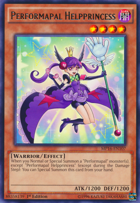Performapal Helpprincess [MP16-EN107] Rare | Clutch Gaming