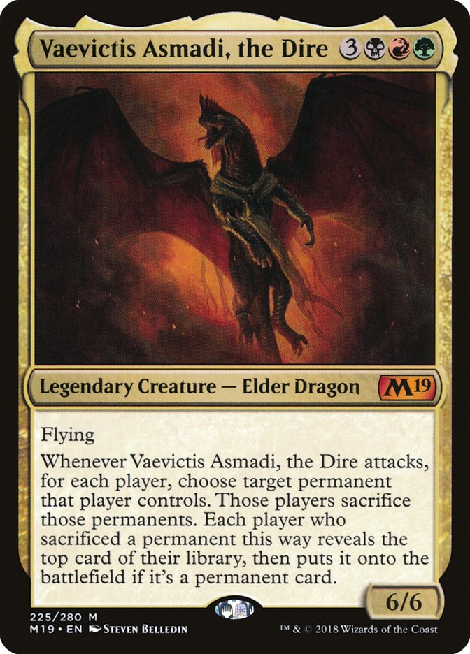 Vaevictis Asmadi, the Dire [Core Set 2019] | Clutch Gaming