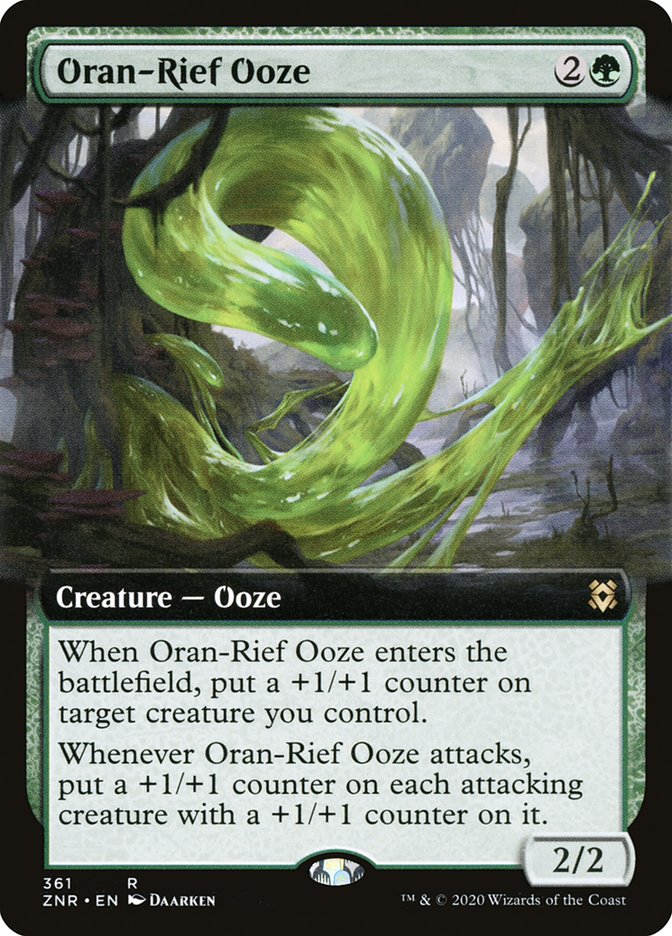 Oran-Rief Ooze (Extended Art) [Zendikar Rising] | Clutch Gaming