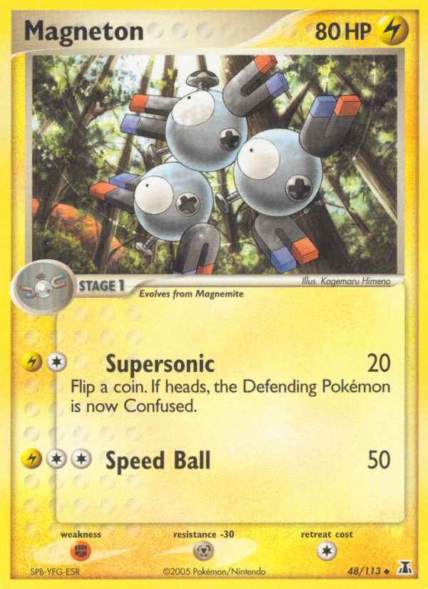 Magneton (48/113) [EX: Delta Species] | Clutch Gaming