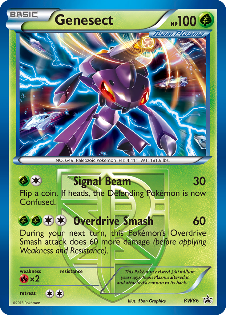 Genesect (BW86) (Team Plasma) [Black & White: Black Star Promos] | Clutch Gaming