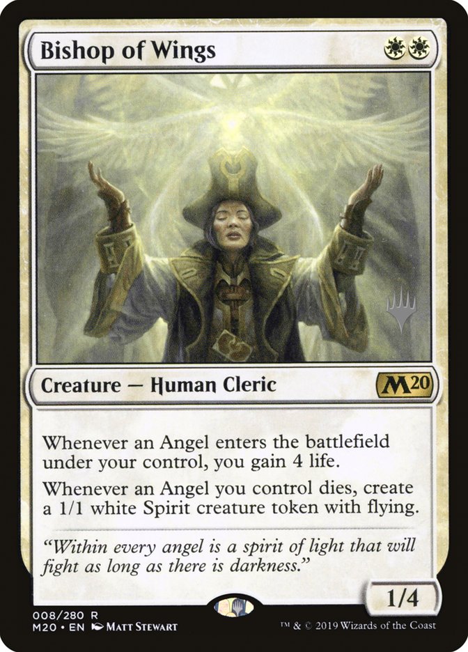 Bishop of Wings (Promo Pack) [Core Set 2020 Promos] | Clutch Gaming