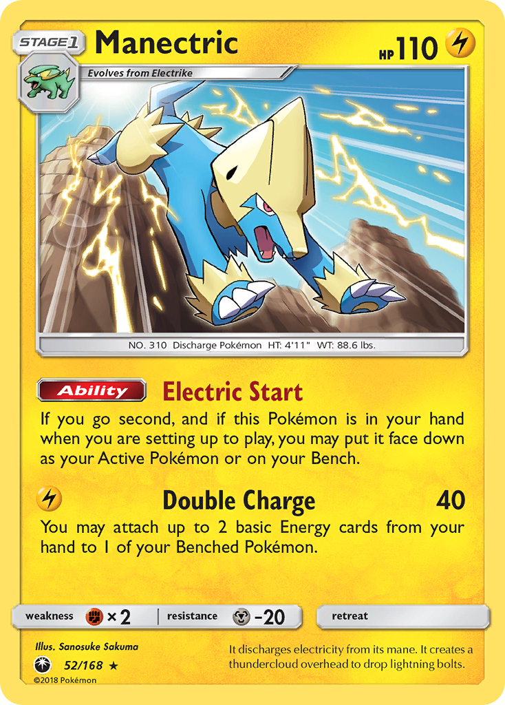 Manectric (52/168) [Sun & Moon: Celestial Storm] | Clutch Gaming