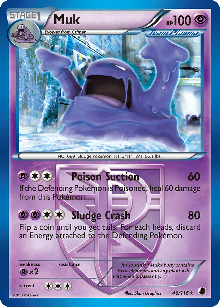 Muk (46/116) [Black & White: Plasma Freeze] | Clutch Gaming