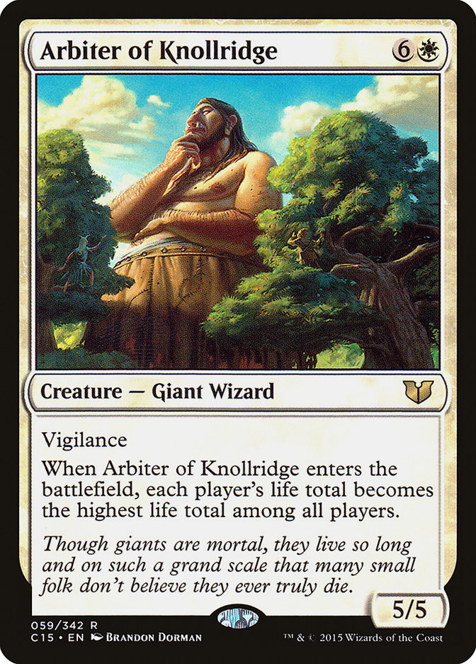 Arbiter of Knollridge [Commander 2015] | Clutch Gaming