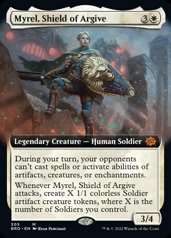 Myrel, Shield of Argive (Extended Art) [The Brothers' War] | Clutch Gaming