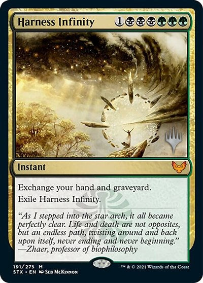 Harness Infinity (Promo Pack) [Strixhaven: School of Mages Promos] | Clutch Gaming