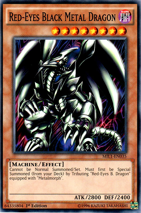 Red-Eyes Black Metal Dragon [MIL1-EN035] Common | Clutch Gaming
