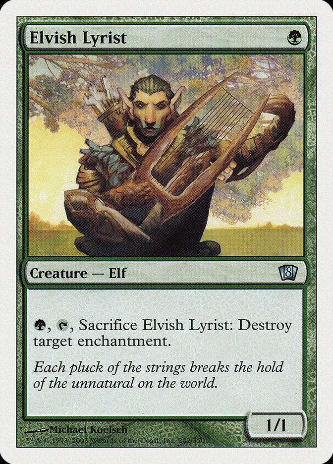 Elvish Lyrist [Eighth Edition] | Clutch Gaming