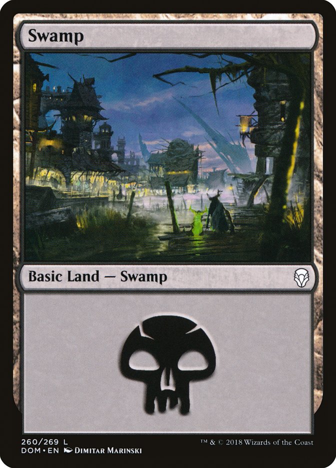 Swamp (260) [Dominaria] | Clutch Gaming