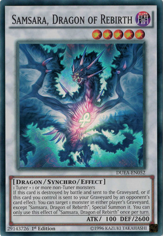 Samsara, Dragon of Rebirth [DUEA-EN052] Super Rare | Clutch Gaming