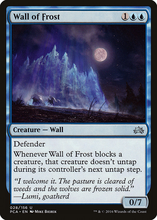 Wall of Frost [Planechase Anthology] | Clutch Gaming