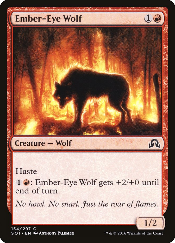 Ember-Eye Wolf [Shadows over Innistrad] | Clutch Gaming