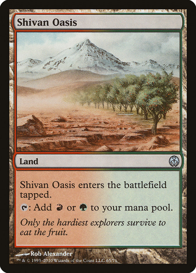 Shivan Oasis [Duel Decks: Phyrexia vs. the Coalition] | Clutch Gaming