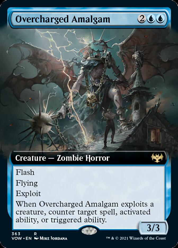 Overcharged Amalgam (Extended Art) [Innistrad: Crimson Vow] | Clutch Gaming